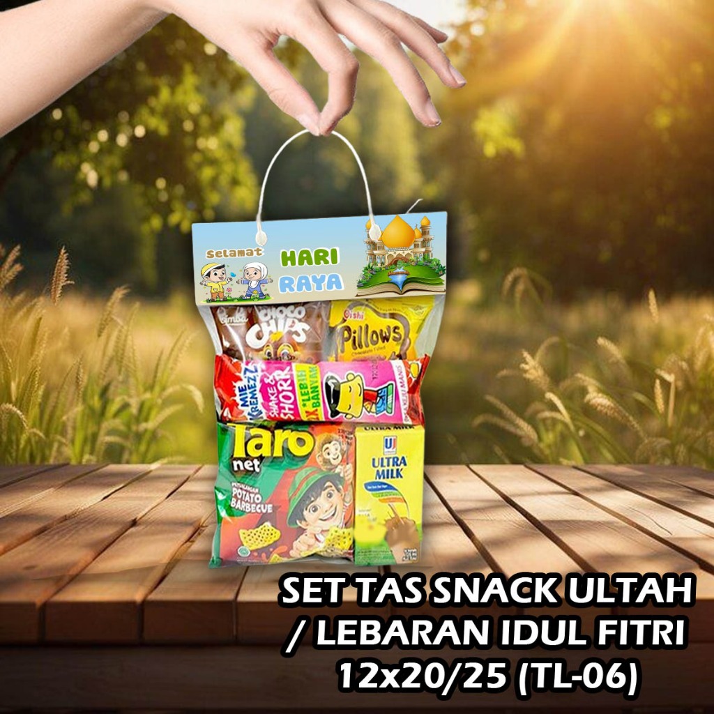 

COD Tas Snack Hari Raya Idul Fitri 12x20cm(TL006) - Hampers Hari Raya Souvenir Iedul Fitri Tas Hari Raya GoodieBag Tas ULTAH Tas Kado Tas Hadiah