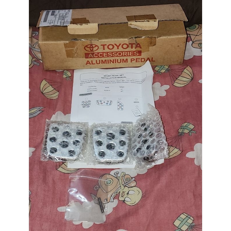 Toyota Sport Pedal Yaris Vios Sienta Manual MT Original Toyota Accessories
