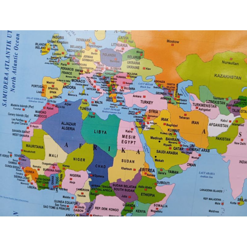 

Peta Dunia world map peta dinding
