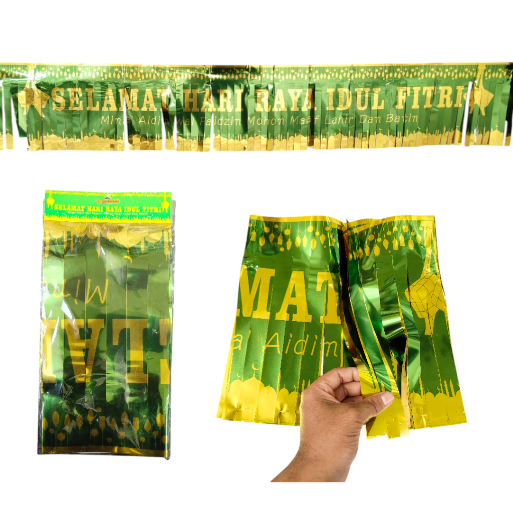 Banner rumbay idul Fitri / backdrop selamat hari raya idul fitri