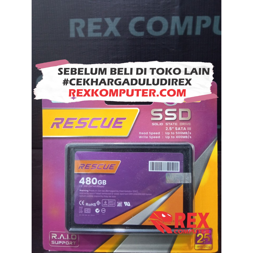 SSD VGEN 480GB RESCUE