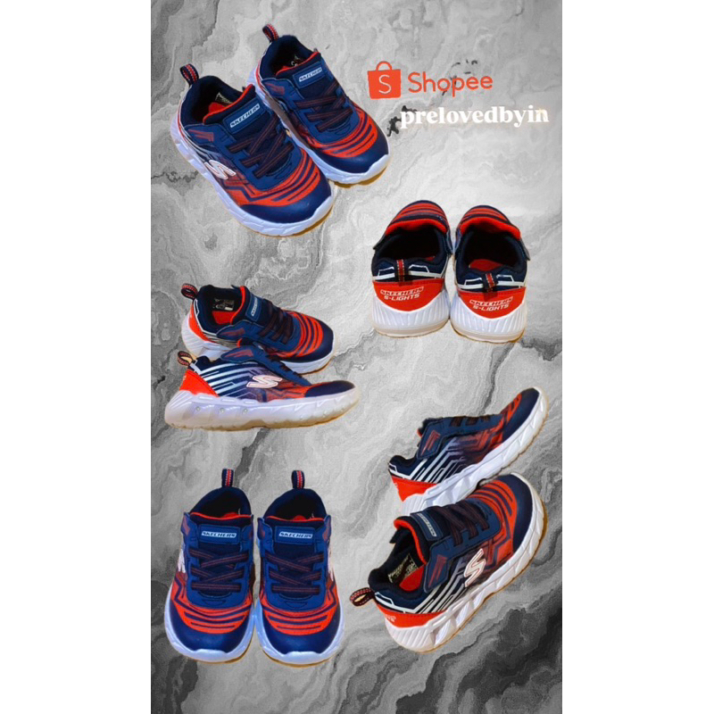 Preloved sepatu skechers anak laki laki