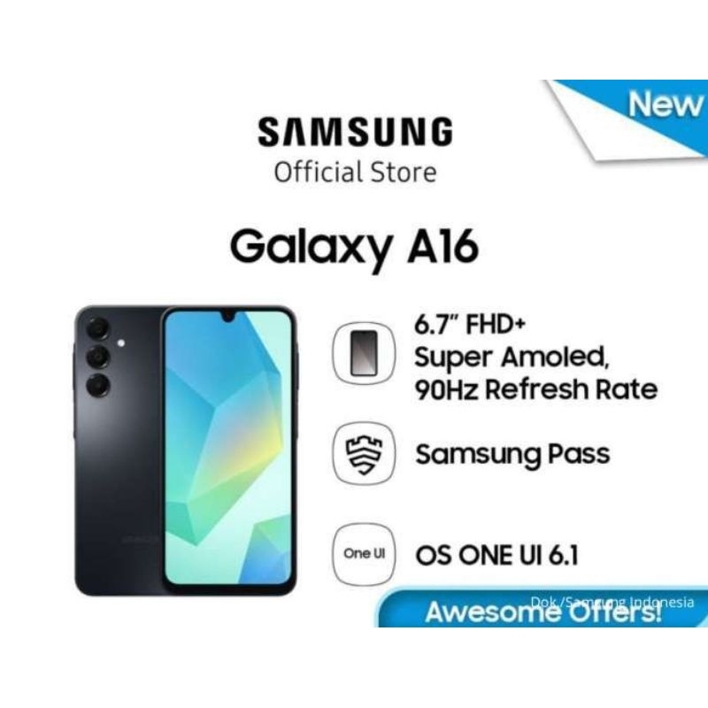 Samsung Galaxy A16 6.7" FHD+ Super Amoled