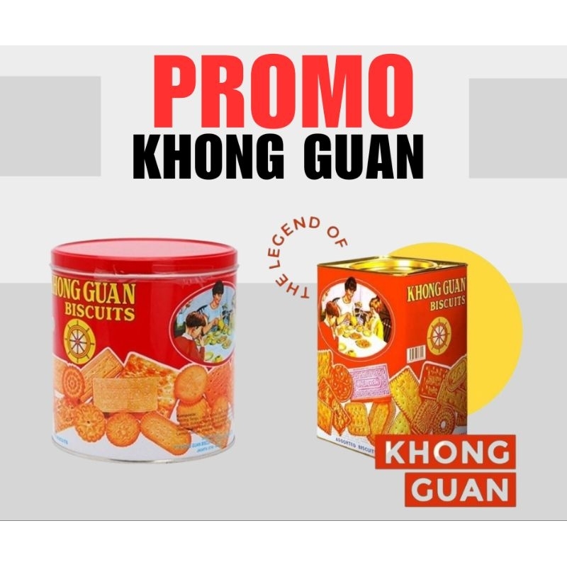 

PROMOO!! Khong guan biscuit kaleng besar kecil jajan lebaran