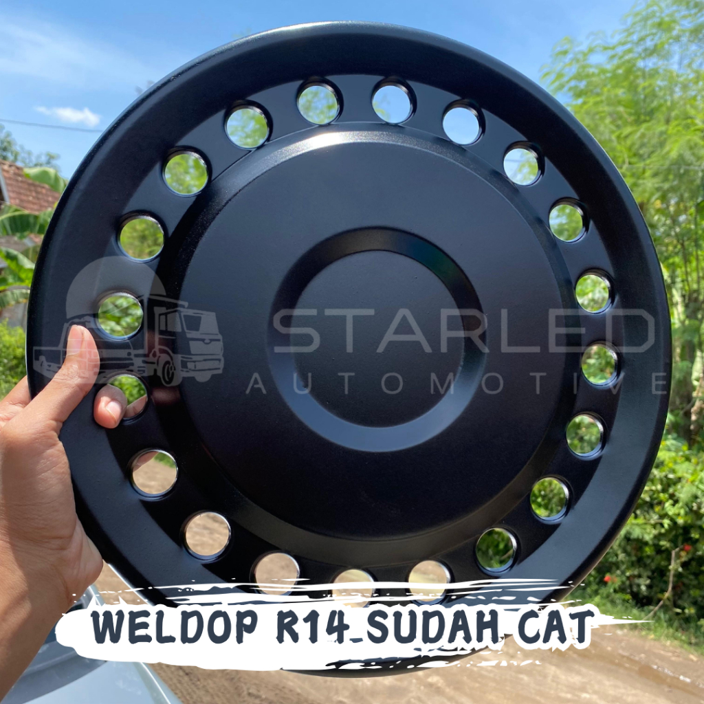 (1 BIJI) WELDOP ADIPUTRO REBECCA RING 13 RING 14 BOLONG ONDOL BULAT LUBANG OVAL KOMBINASI BONUS PANG