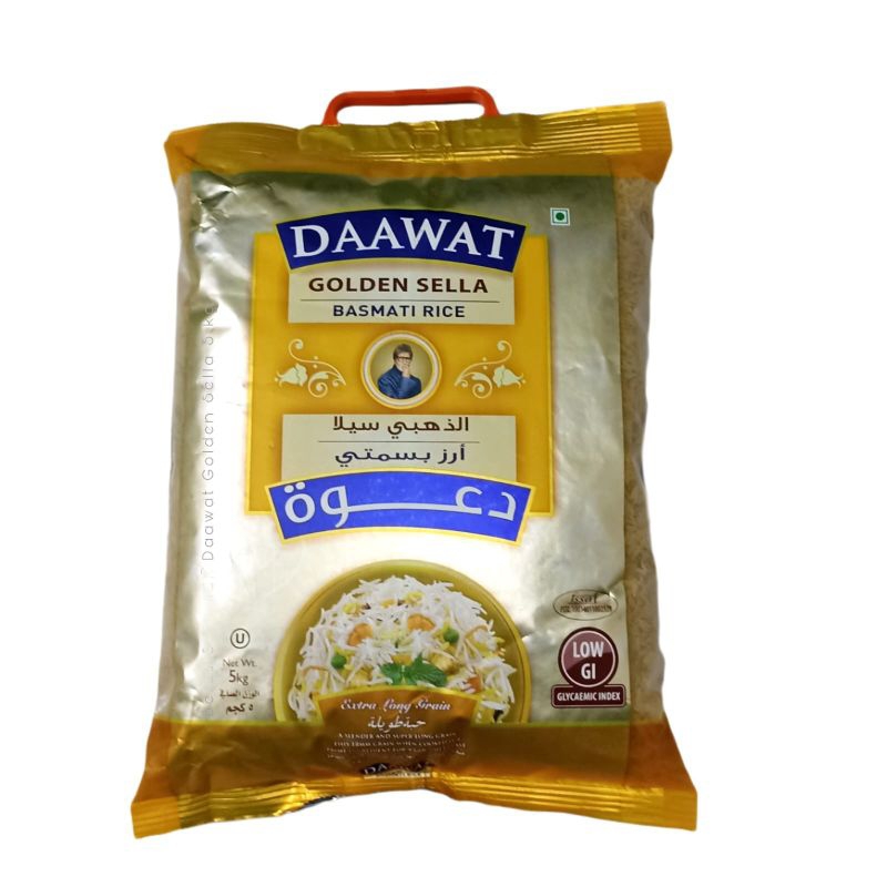 

Beras Basmati Daawat Golden Sella 1121 - Kemasan Asli 5 kg