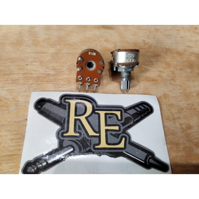 Potensio 10k stereo pendek biasa