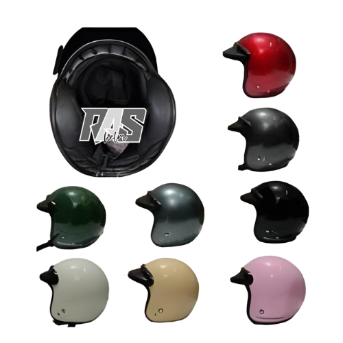 Helm  Cargloss Dewasa Kw Super Retro SNI