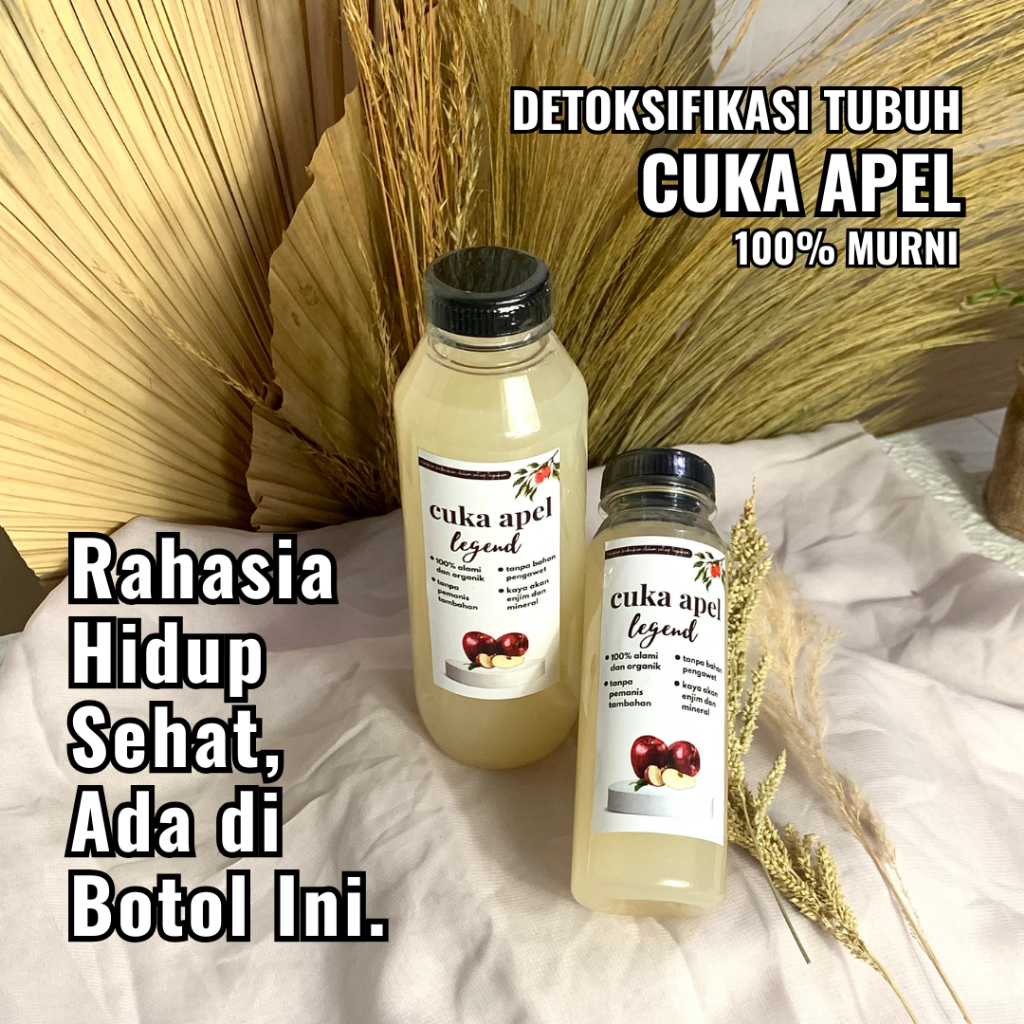 

Cuka Apel Organik with Mother | Minuman sehat Diet | Cuka Apel Legend 250ml