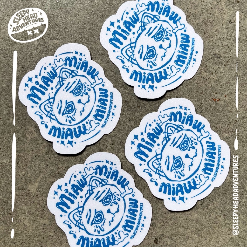 

Sticker Die-Cut Vol 029 ‘Miaw Miaw Miaw Miaw’