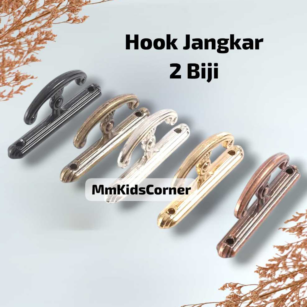 Hook Gorden Busur Plastik Isi 2Biji Kaitan Cantolan Hordeng Busur Termurah