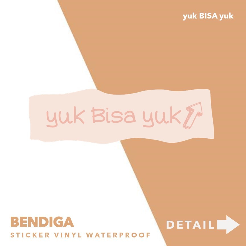 

yuk BISA yuk Sticker BENDIGA | Stiker Vinyl Gospel Alkitab Firman Rohani Kristiani Kristen Sekolah Minggu