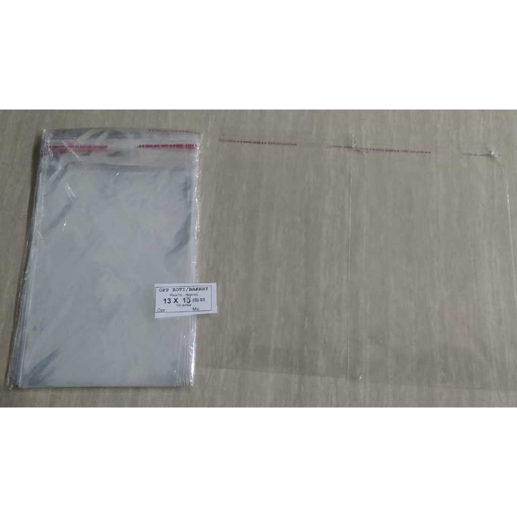 Plastik Opp Seal Lem Perekat Ukuran 13x18cm  Jual Perpcs
