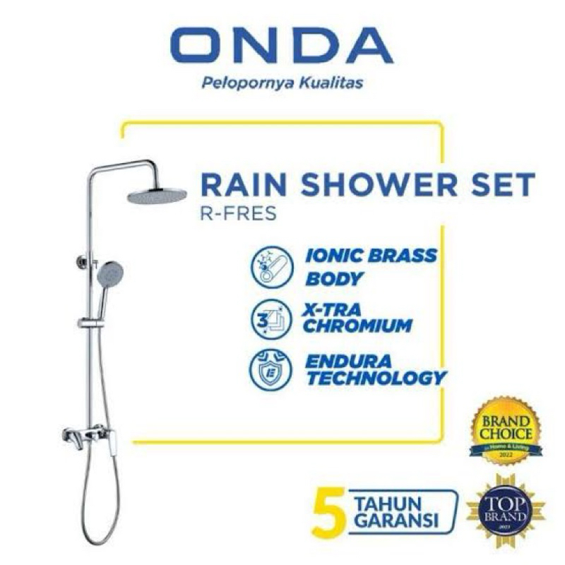 shower onda rain shower R-Fres Set
