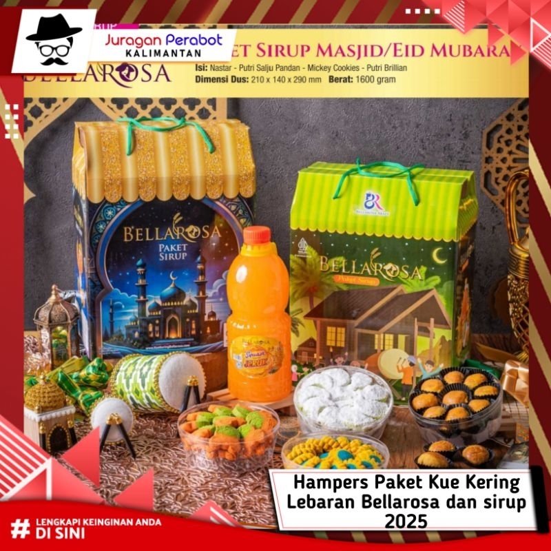 

NEW DEALS BELLAROSA Hampers Paket Kuker Lebaran Bellarossa dan Sirup / EXP 2026