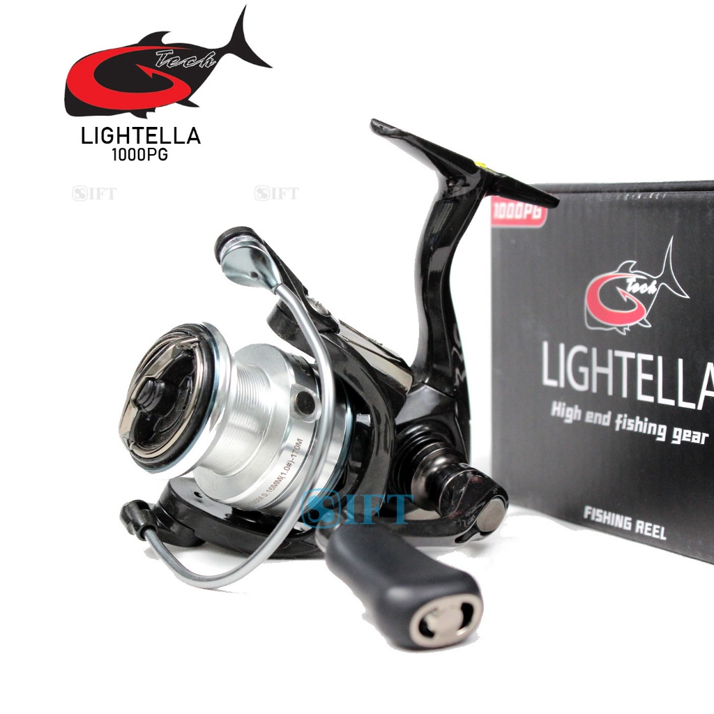 Reel G-TECH LIGHTELLA 1000 -- 4000 HG PG | Power Handle | Harian Kolam Danau Laut GTech