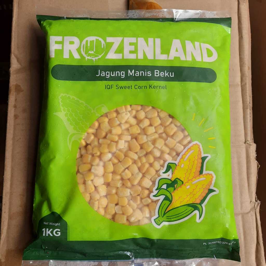 

Jagung pipil kupas frozen land / jagung frozen manis / jagung beku 1kg