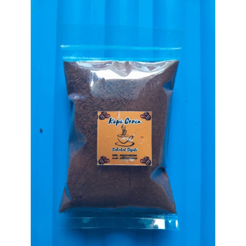 

BUBUK KOPI ROBUSTA ASALAN TEMANGGUNG MURNI 100% TANPA CAMPURAN KEMASAN 100gr