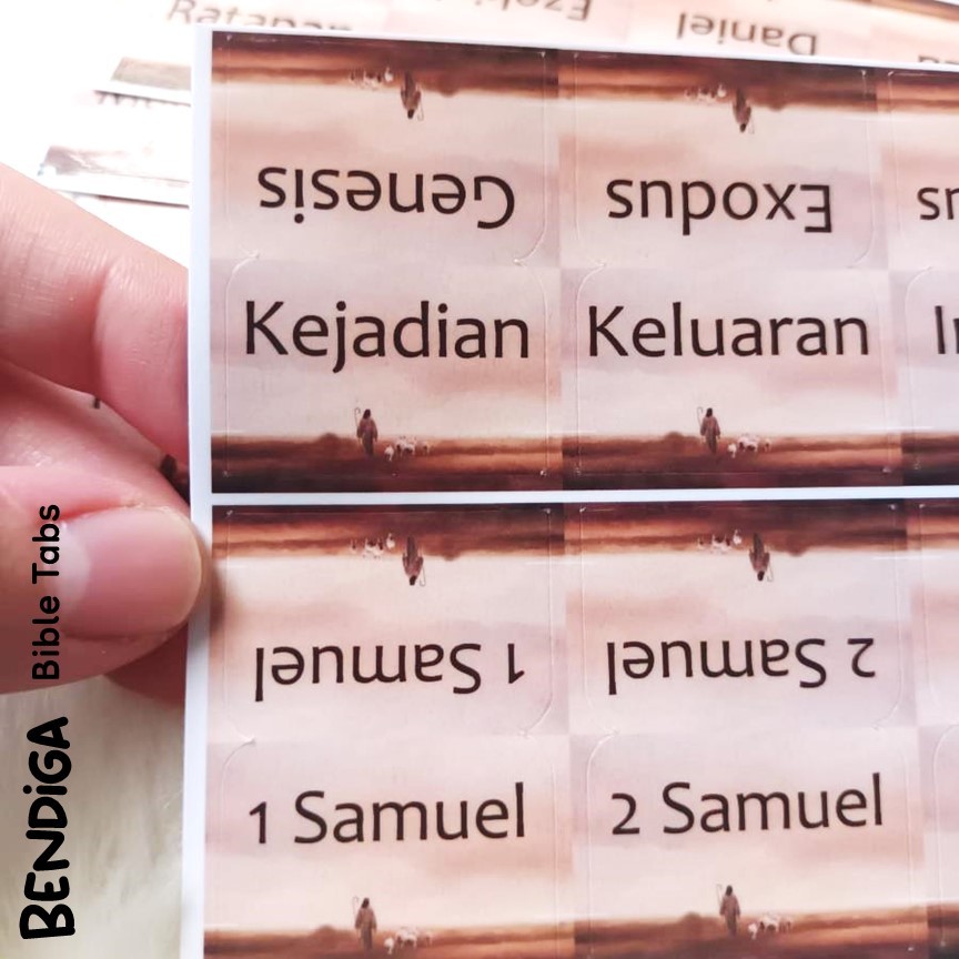 

SHEPHERD - Stiker Index Alkitab Dua Bahasa TB Ukuran Kecil Holy Bible New International Version (NIV) - Ukuran Kecil