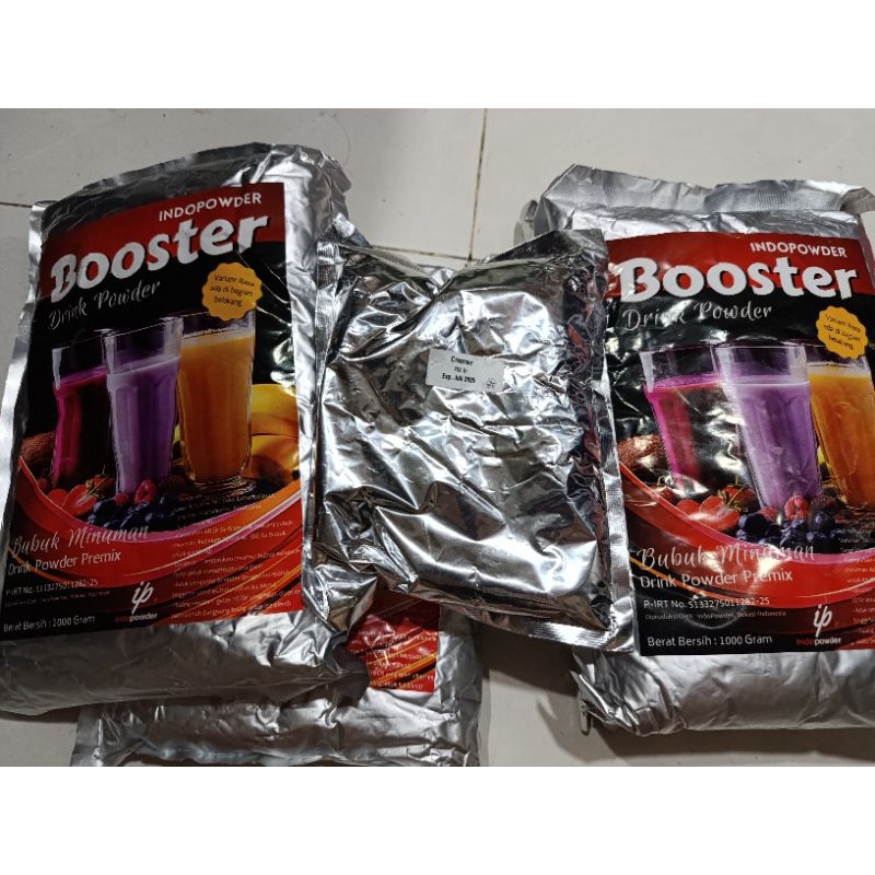 

Indopowder Booster Powder Premium Minuman Rasa Berat Bersih 1000 Gram (EXP.MARET 2025)