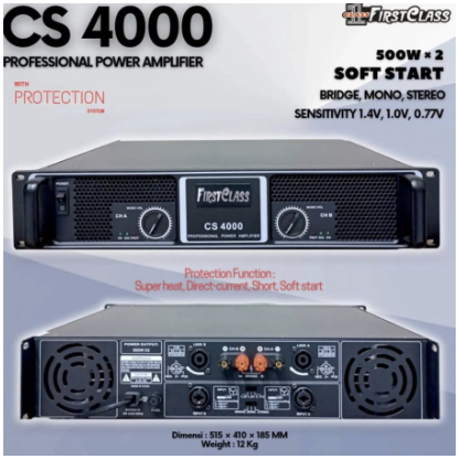 POWER AMPLI FIRSTCLASS CS4000 / CS-4000 / CS 4000