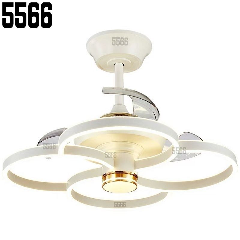 5566 Lampu Kipas Sederhana Modern Lampu Gantung Baru Lampu Kipas Kamar Tidur Ruang Tamu Ruang Makan