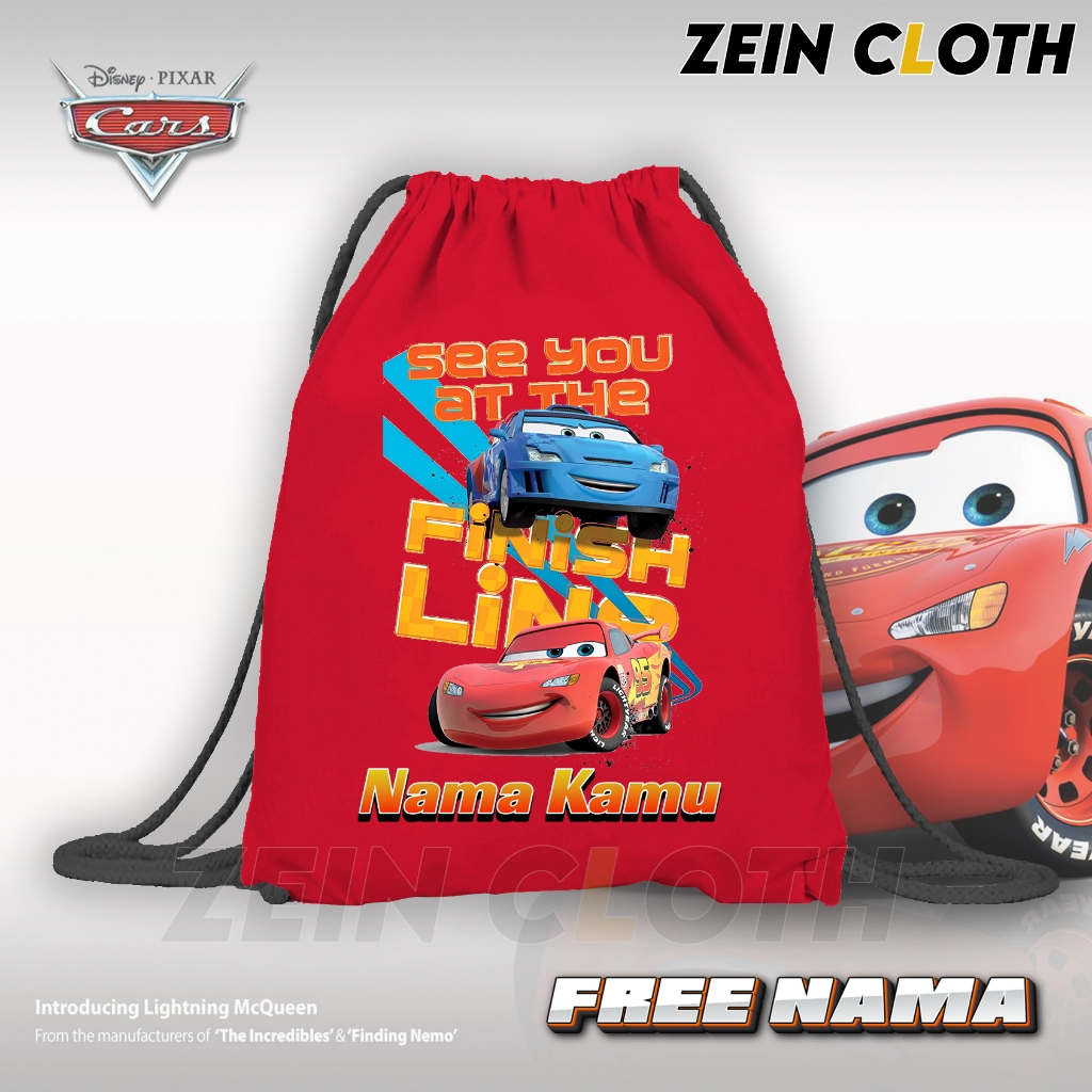 Tas serut Anak Mcqueen / Tas Serut Mcqueen Anak