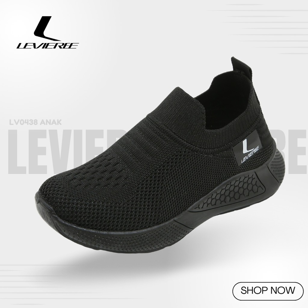 LVR  SIZE 27-32 Sepatu Sekolah Anak  Sepatu Hitam Anak LV0465