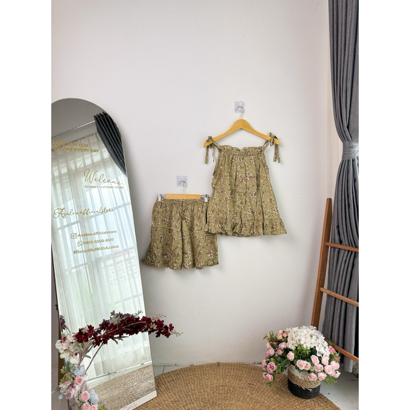 Yura set || yukensi || one set tali || tali || one set sexy || baju tidur || rayon || rayon tali || 