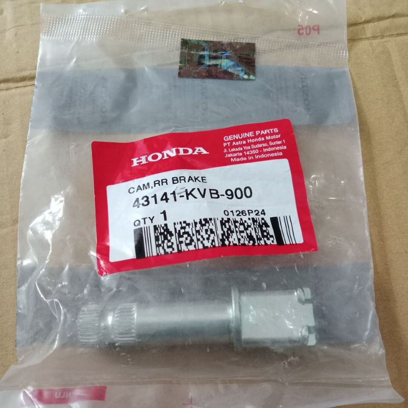 AHM 43141-KVB-900 As Paha Rem Vario110, Beat, Scoopy, Spacy, BeatPop, BeatStreet