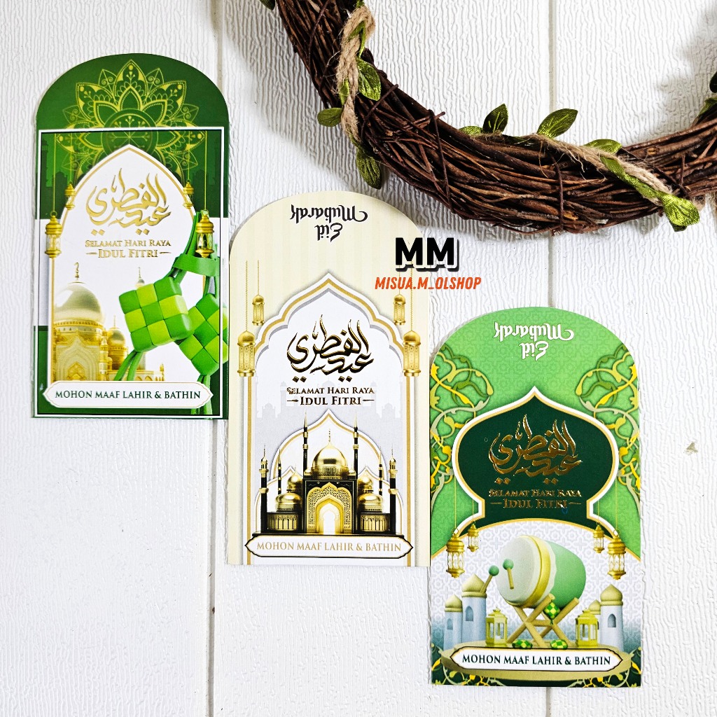 

10 PCS AMPLOP/ANGPAU EMBOS LEBARAN IDUL FITRI UKURAN MEDIUM / AMPLOP MURAH AMPLOP CANTIK