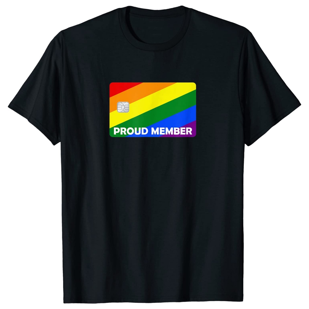 Kartu Anggota Anggota Bangga LGBT _ Lesbian Bi Gay Pride T-Shirt