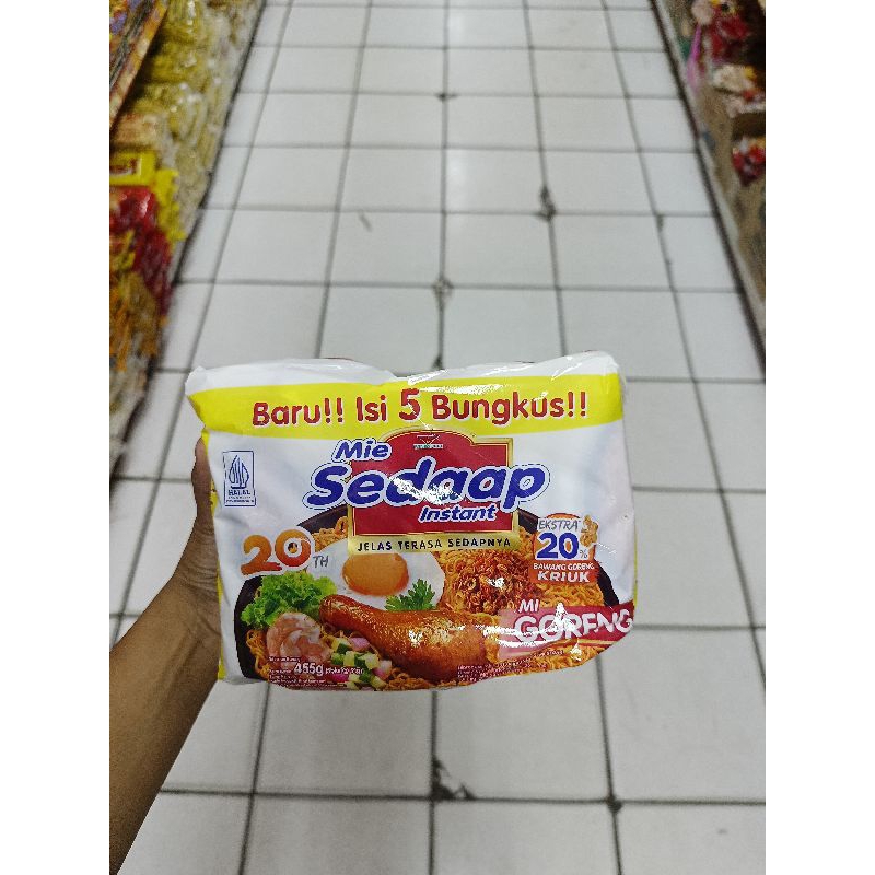 

MIE SEDAP GORENG// MIE SEDAP REBUS 1 PACK ISI 5 PCS