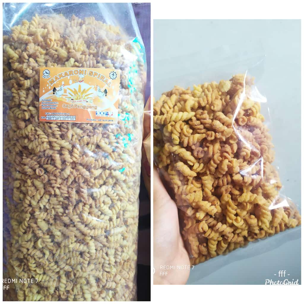

MAKARONI SPIRAL ULIR GURIH DAN RENYAH 250GR