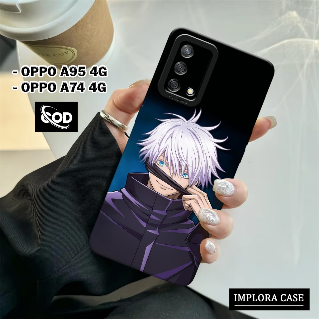 Case OPPO A95 4G / A74 4G Case ANIME IMPLORA CASE Casing OPPO A95 4G / A74 5G Softcase Pro Camera OP