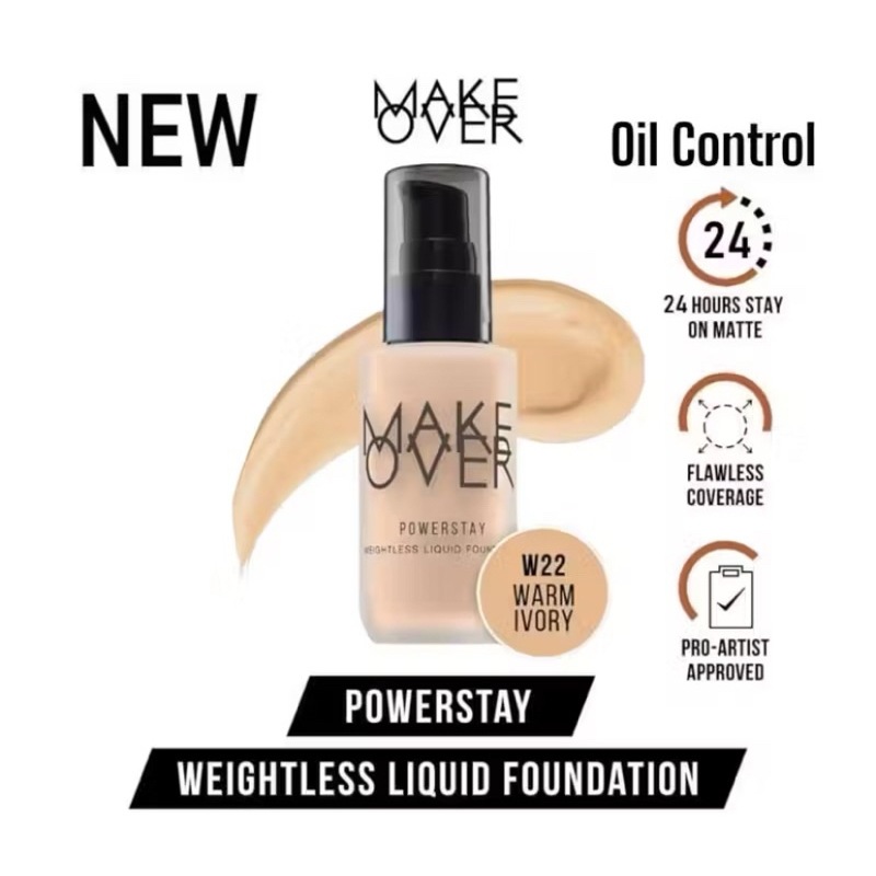 Preloved Foundation MAKEOVER shade W22 Warm Ivory.