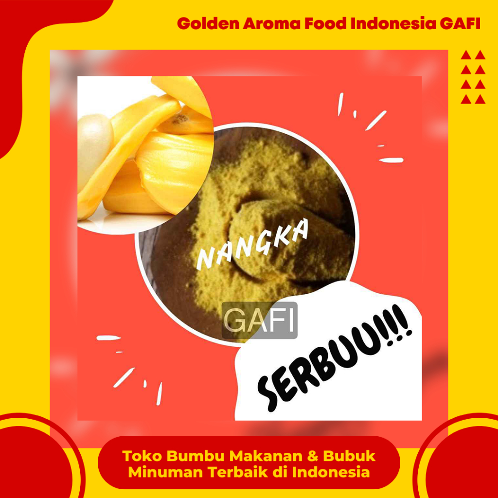 

GAFI Food Bumbu Tabur Rasa Nangka 1 Kg Enak Murah Lezat Halal, Jack Fruit Seasobning Powder 1Kg