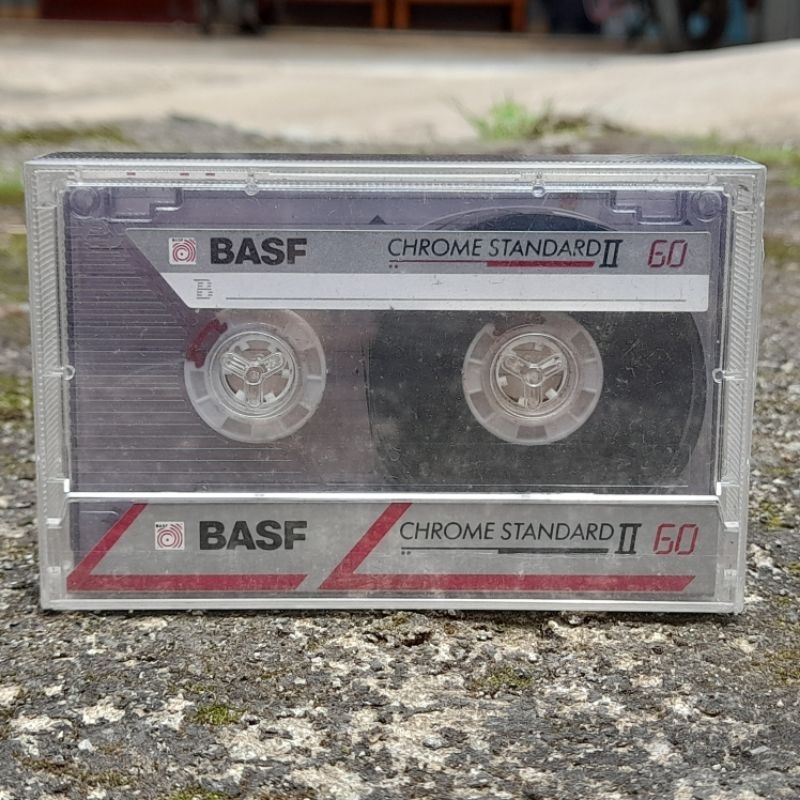 Kaset Kosong BASF Chrome Standard II 60 Type II Position High (1991) Market Asian Made in Indonesia 