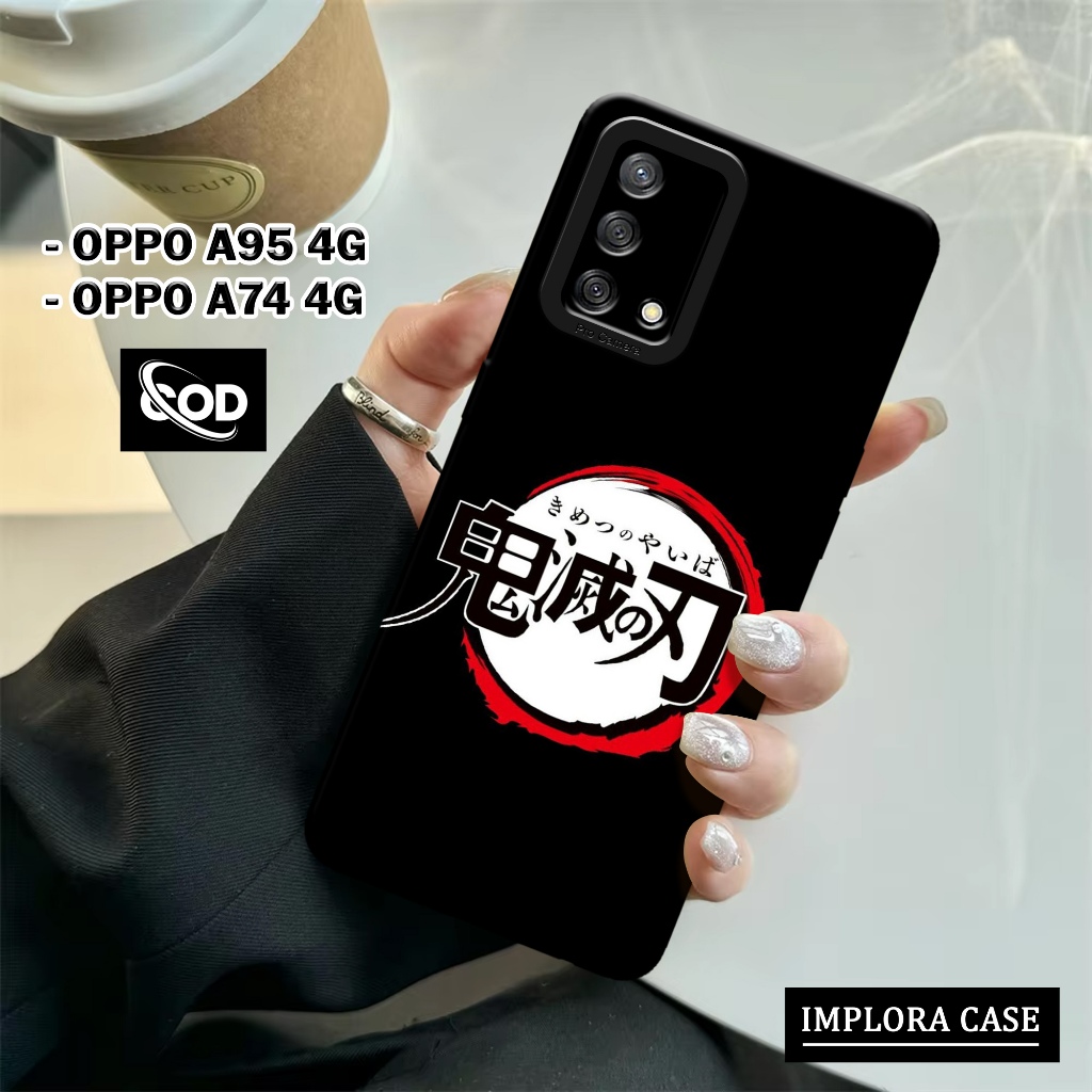 Case OPPO A95 4G / A74 4G Case GRAFFITI IMPLORA CASE Casing OPPO A95 4G / A74 5G Softcase Pro Camera