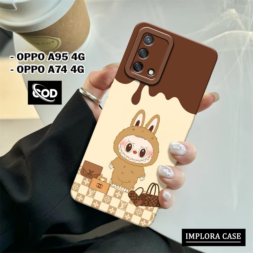 Case OPPO A95 4G / A74 4G Case KARTUN IMPLORA CASE Casing OPPO A95 4G / A74 5G Softcase Pro Camera O