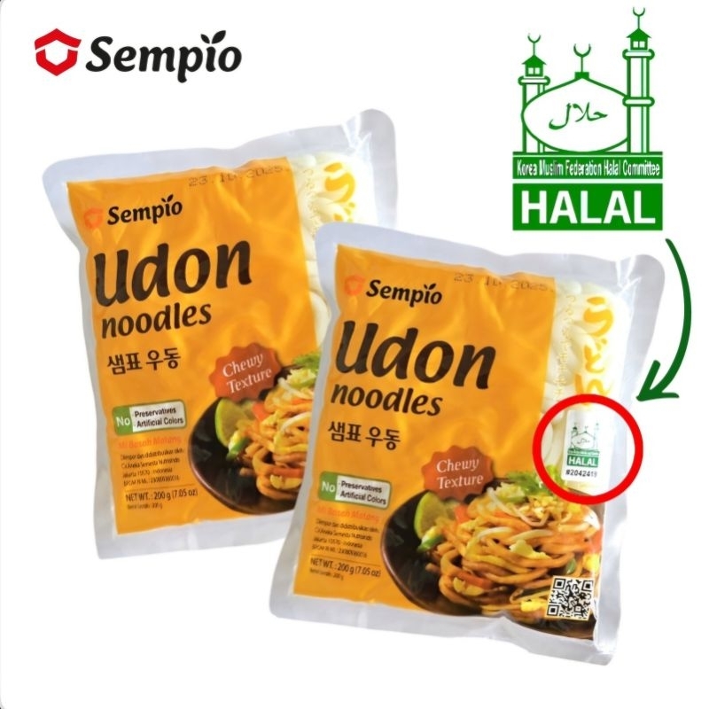 

SEMPIO | UDON Noodle - 200gr | Mie Korea