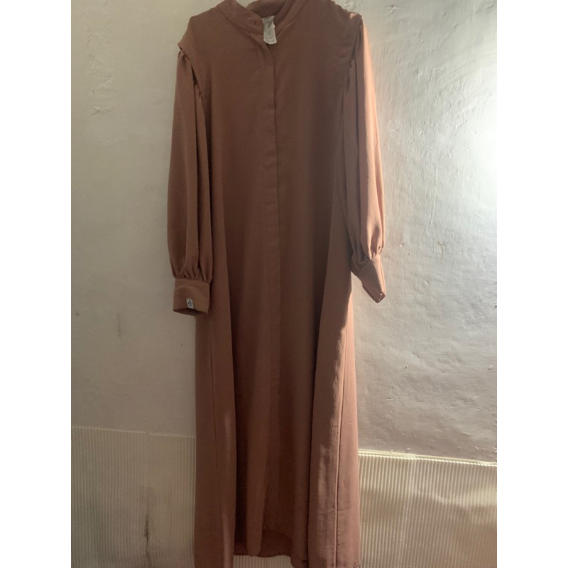 cantik abaya aqsa S with deffect kancing ilang aqsamodestwear