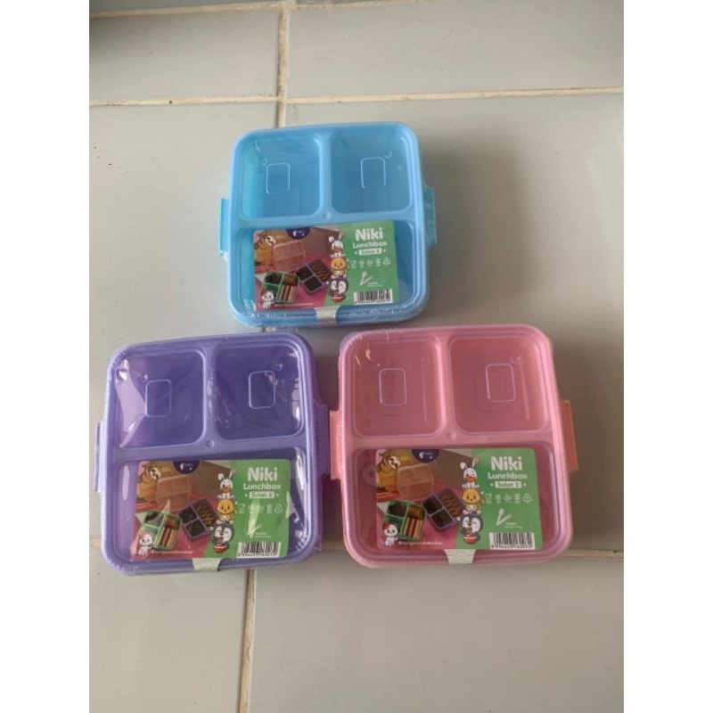 Kotak Nasi Sekat / Tepak Bekal Anak