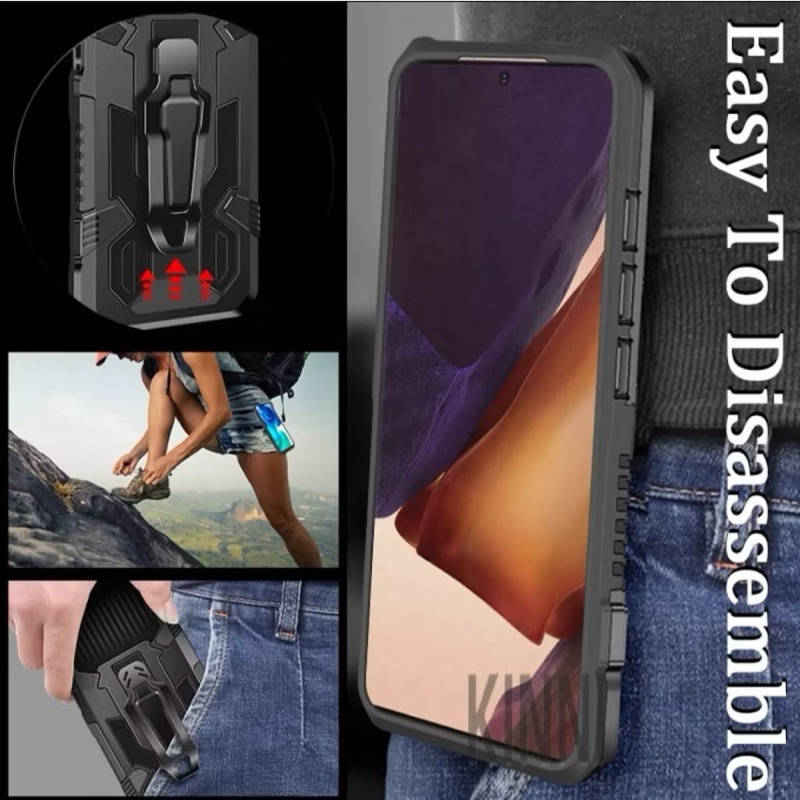 TERBARU Case INFINIX SMART 8 SMART 8 PRO SMART 8 PLUS Hard Case Belt Clip Robot Transformer Phantom