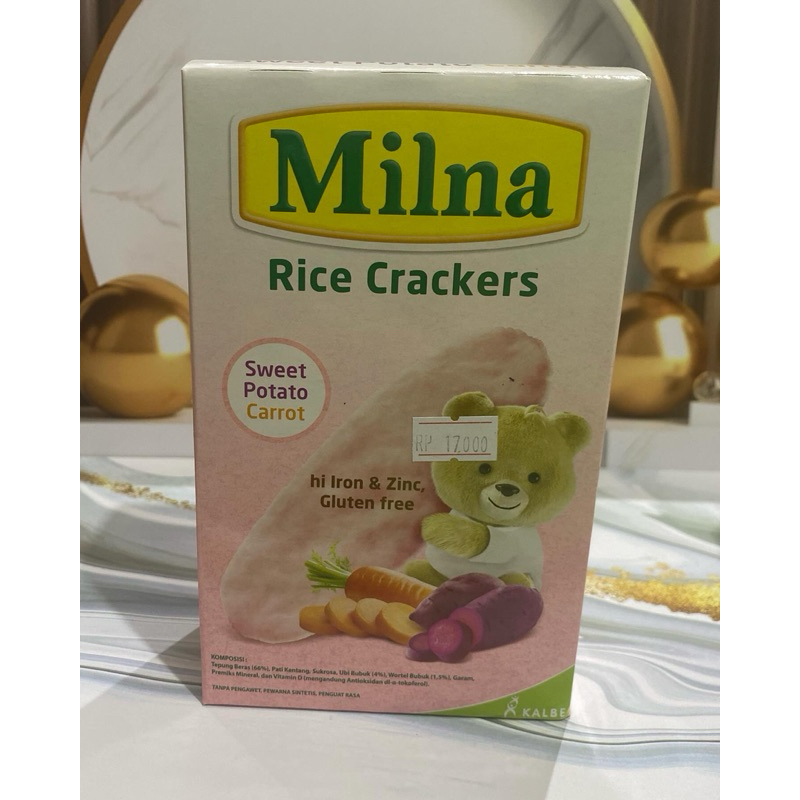 

Biscuit Milna Rice Cracker Snack Milna Crackers Camilan Bayi