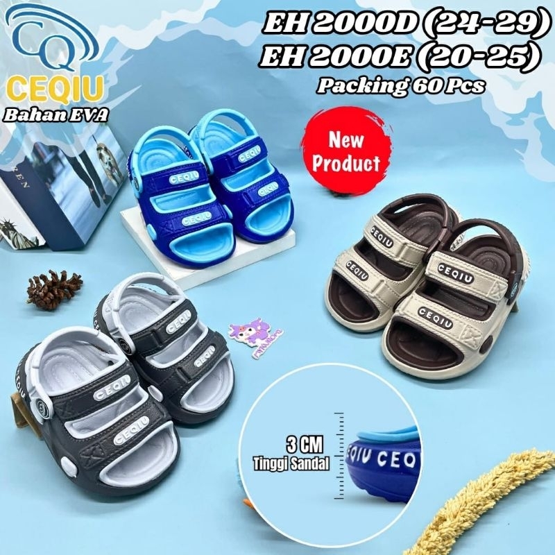 sandal ceqiu anak laki-laki 8bulan-6tahun