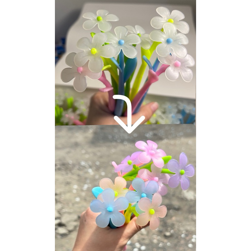 

pulpen bunga berubah warna