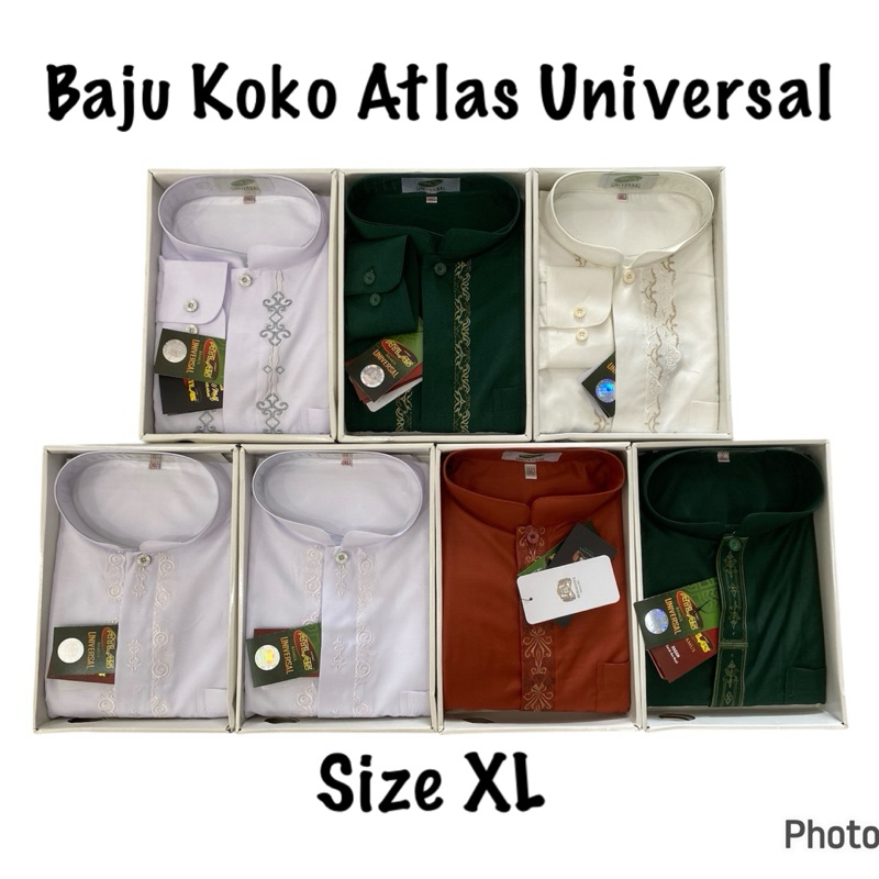 Bamus Atlas Universal dan Elegant/ Baju Koko Atlas / Taqwo Atlas