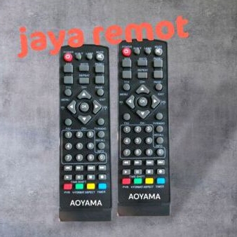 REMOTE REMOT  STB AOYAMA SET TOP BOX LANGSUNG BISA DIGUNAKAN