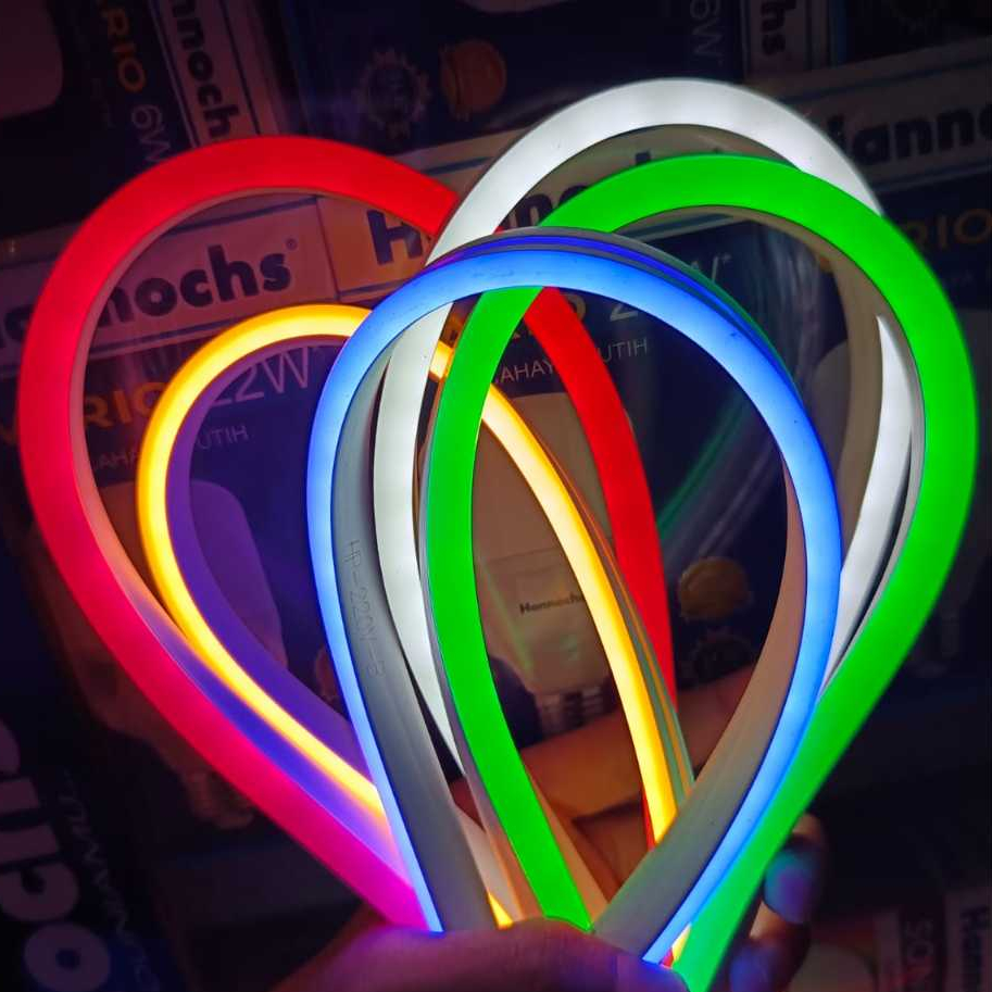 LED Neon Flex / Strip LED Neon / Lampu Selang PerMeter AC 220V